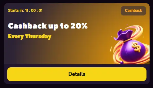 Cashback Every Thursday